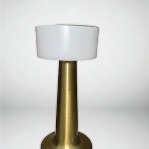 Modern White and Gold Lamp